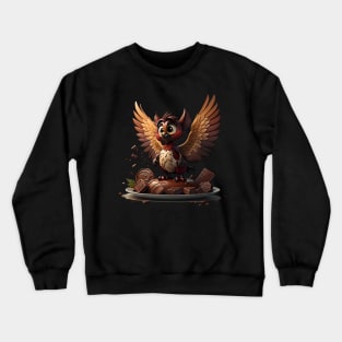 Chocolate bird Crewneck Sweatshirt